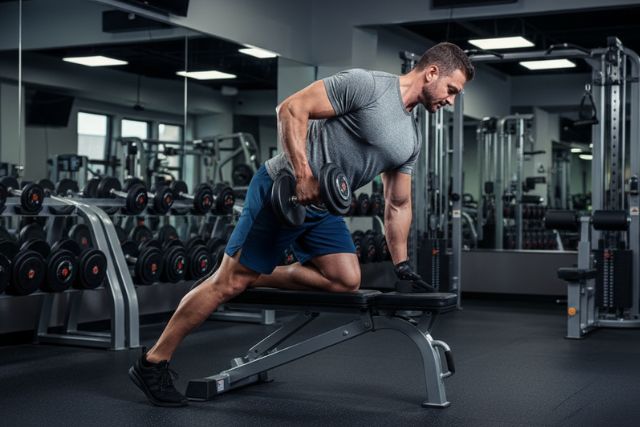 One Arm Dumbbell Row