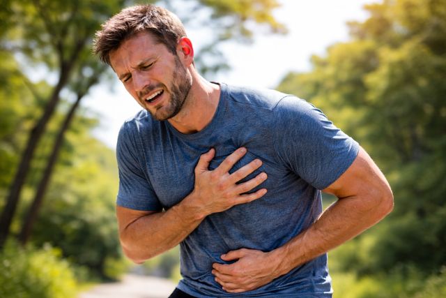 can dehydration cause chest pain​