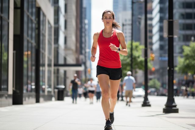 how fast can the average human run​