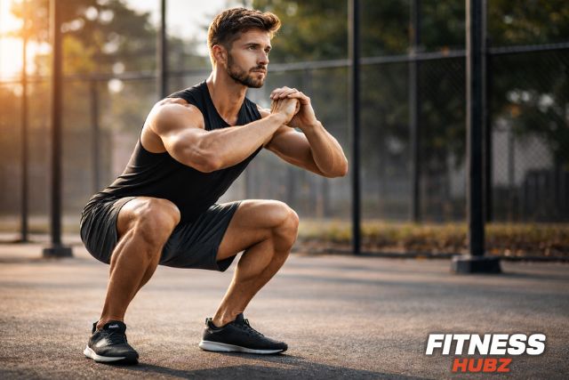 how many calories are burned by doing squats​