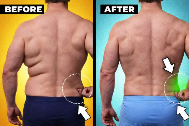 how to get rid of back fat​