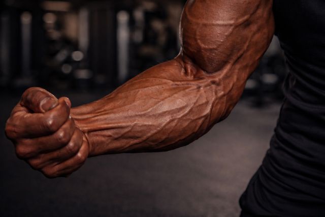 what causes veins to pop out in arms and hands​